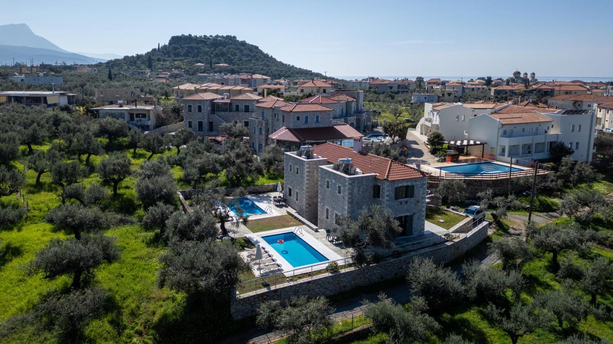 Torri Di Pietra Villa Stoúpa Exteriör bild